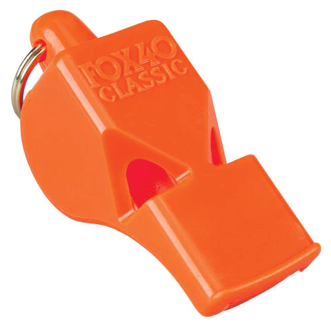 Fox 40 Classic referee whistle in orange