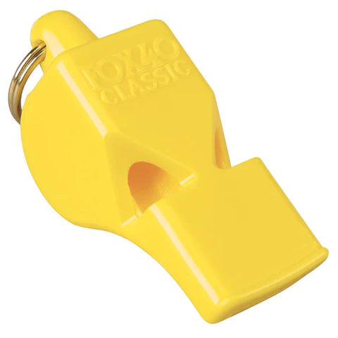 Fox 40 Classic referee whistle in yellow